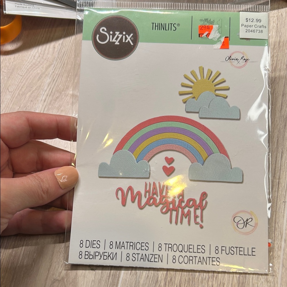 Sizzix Thinlits Rainbow and Sun Die Set
